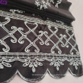 Hot sell High quality fancy all over bridal mesh lace french fabric embroidery